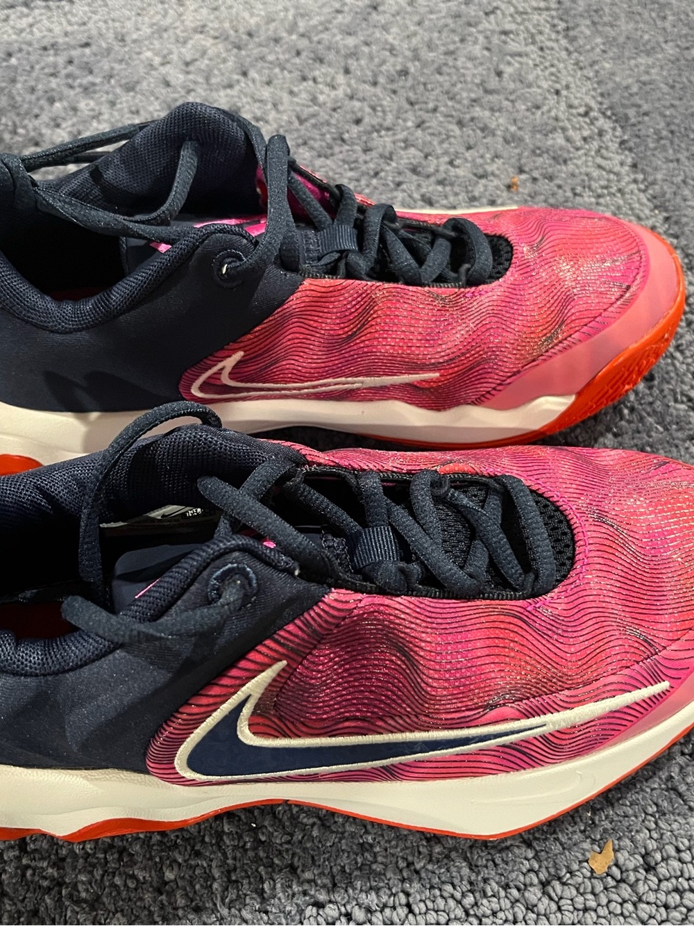 Nike Giannis Kids Pink and Black Performance Sneakers